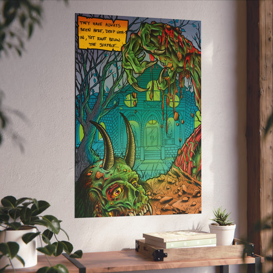 HAUNTED HOUSE Fine Art Poster