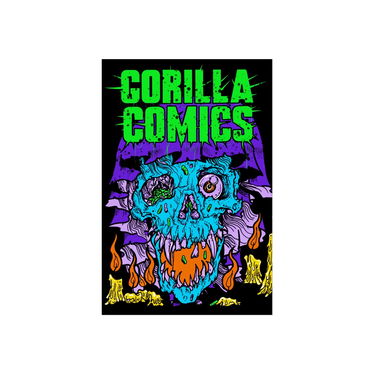 GORILLA COMICS Fine Art Poster