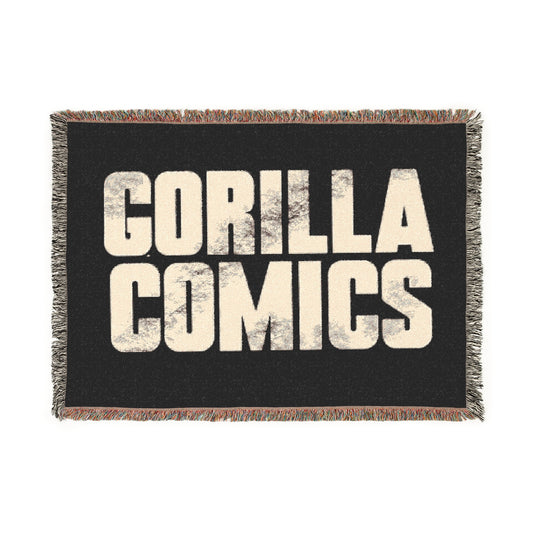 GORILLA COMICS LOGO Throw Blanket