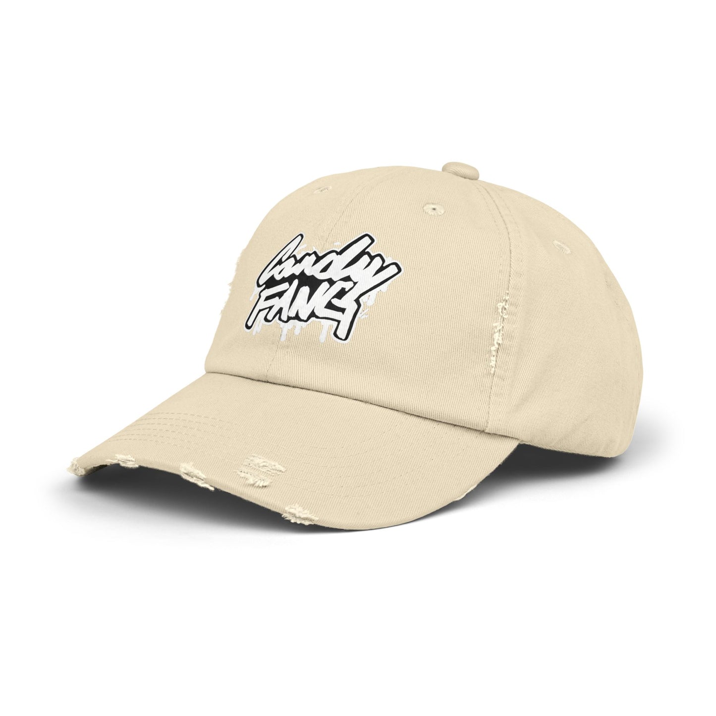 CANDY FANG Distressed hat